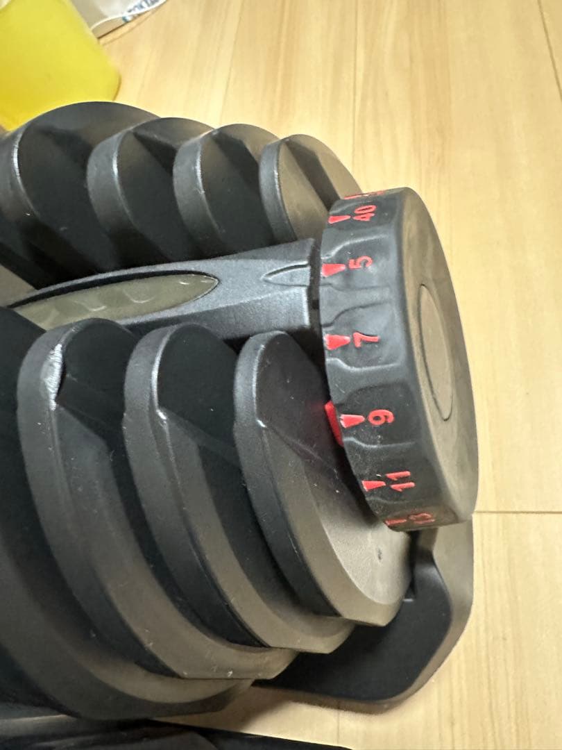 ①写真上側ダンベル 可変式 40kg 2個セット 多機能