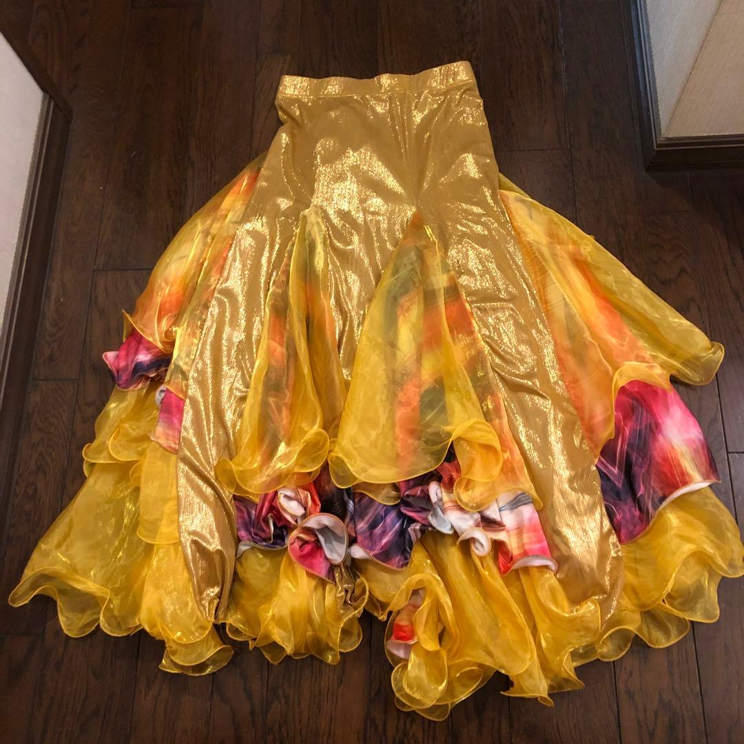 新春SALE再お値下げ ベリーダンス セットアップ フリル付き