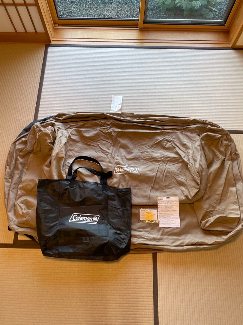 【極美品】コールマン エアカウチ ダブル　屋外未使用