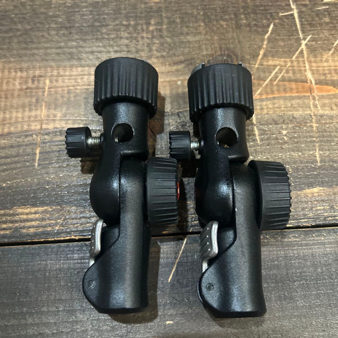 Manfrottoライトスタンド1051JBAC２セット スナップティルトヘッド