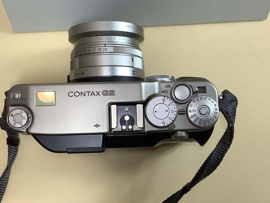 CONTAX G2-D 〈データバックGD-2装備〉未使用に近い。レンズ3本