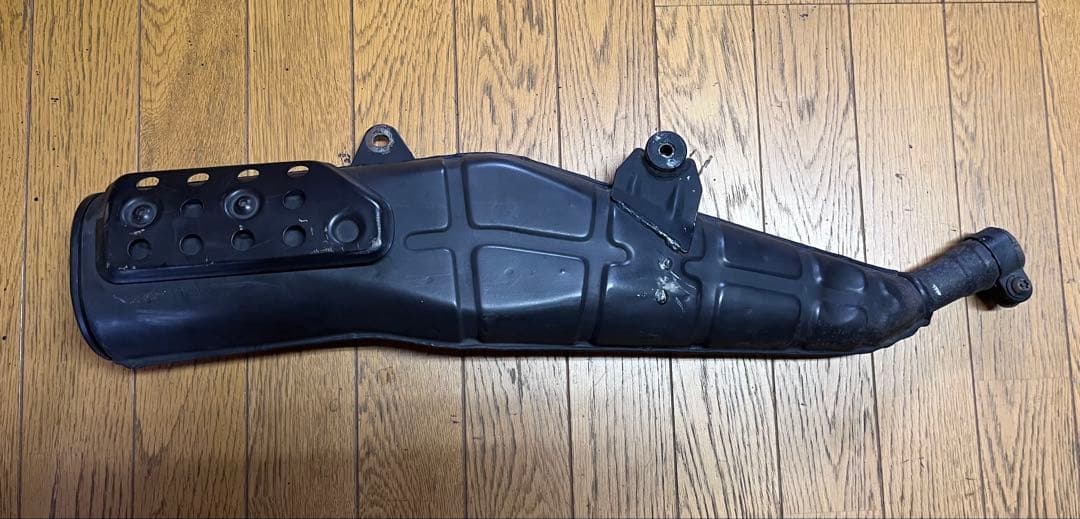 ジェベル200 純正 サイレンサー