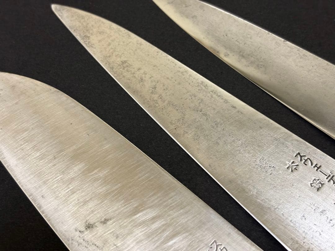 日本橋 木屋 スウェーデン鋼 牛刀 三徳 鎌型180mm ペティ 150mm