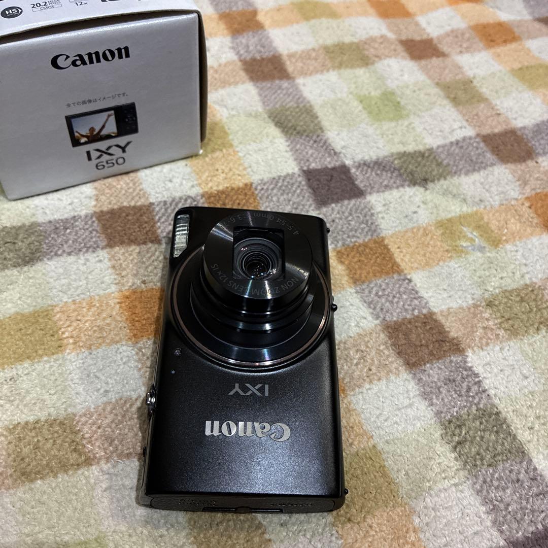 Canon IXY 650 コンパクトデジタルカメラ　ブラック