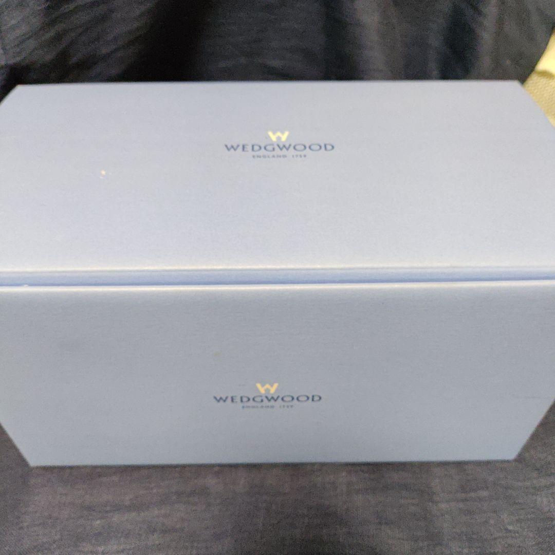 【未使用】ウェッジウッド　ジャスパーウェア　ペールブルー　ボーンティフルベース