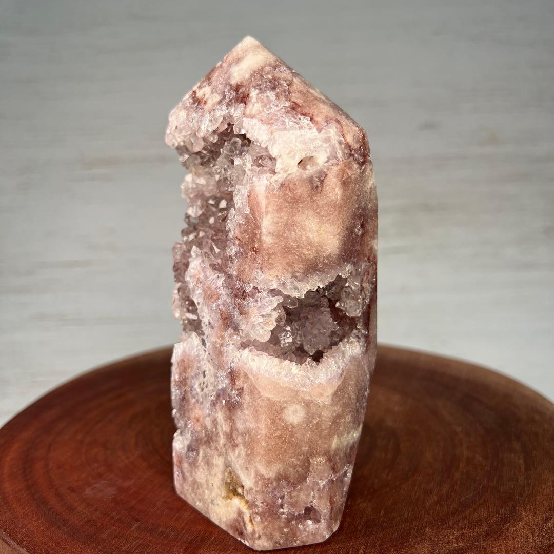 天然石　ピンクアメジスト　タワー