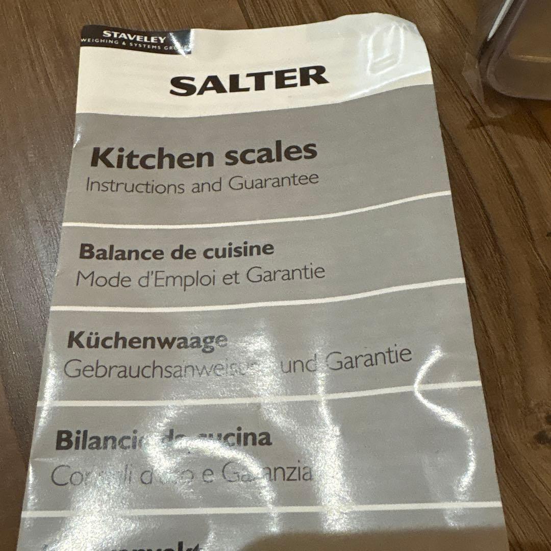 SALTER キッチンスケール 5kg