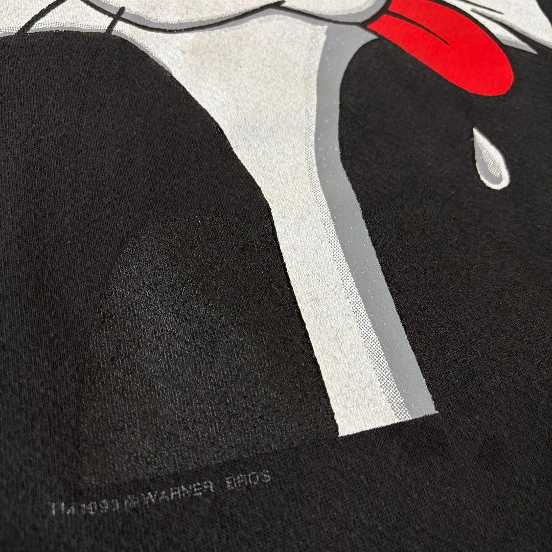 USA製　シルベスターキャット　スウェットトレーナー　ブラック　Lサイズ　古着