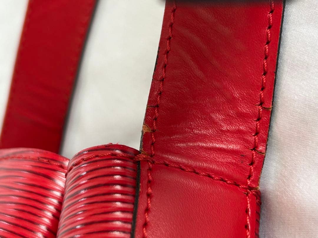 【LOUIS VUITTON】ルイヴィトン エピ サックデポール 赤 ショルダー