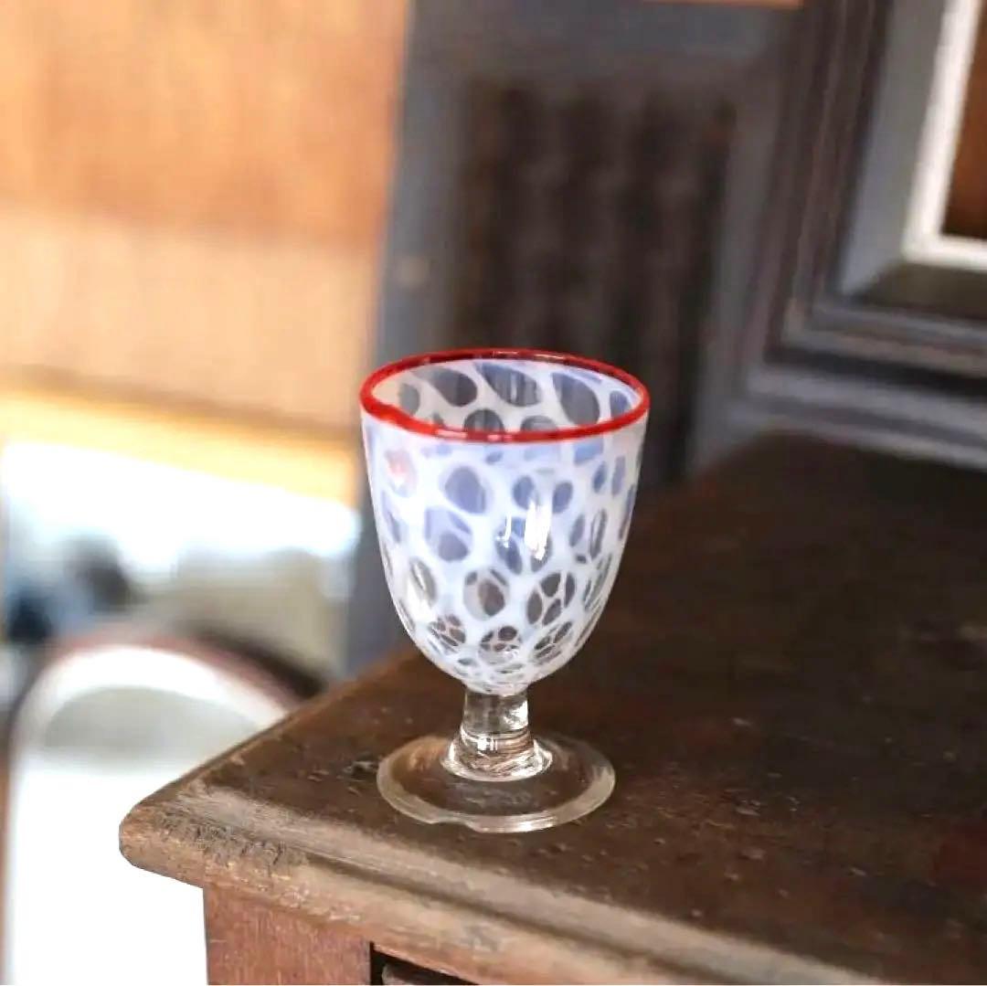 氷コップ　脚付きガラス