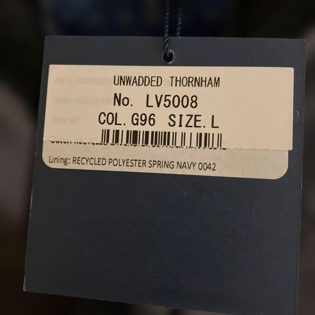 新品 LAVENHAM UNWADDED THORNHAM ベスト Lサイズ