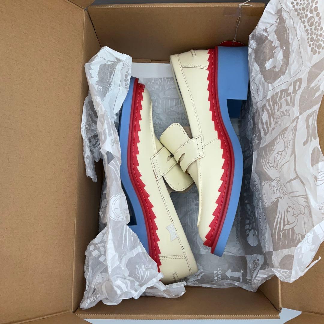 s*a様 ほぼ未使用●カンペール●ローファー Taylor サイズ39 ホワイト