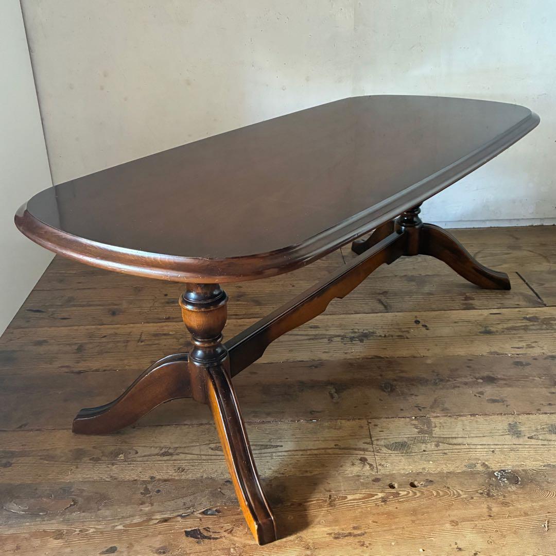 オールドカリモク コロニアル センターテーブル レトロ アンティーク