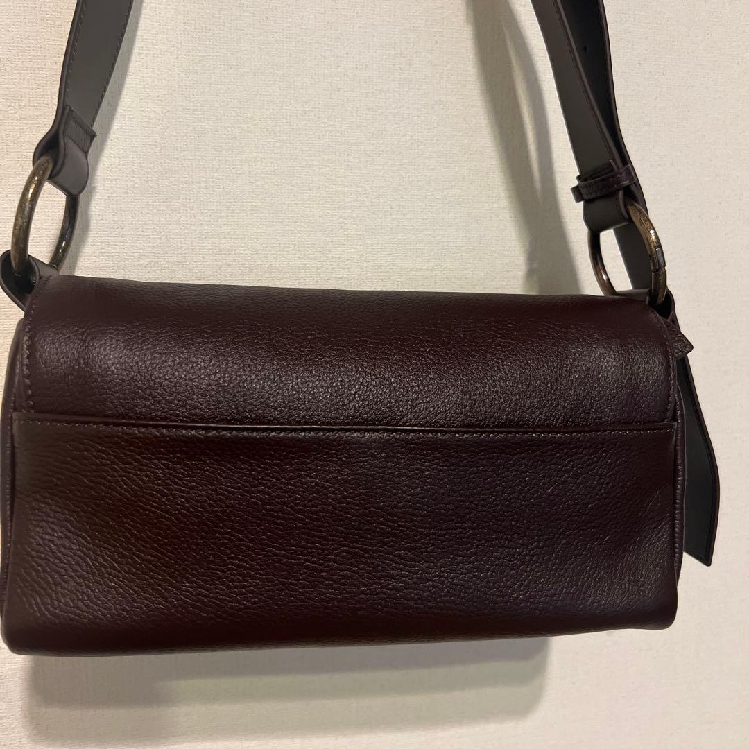 BEARDSLEY ビアズリー　レザーボディバッグ　ブラウン