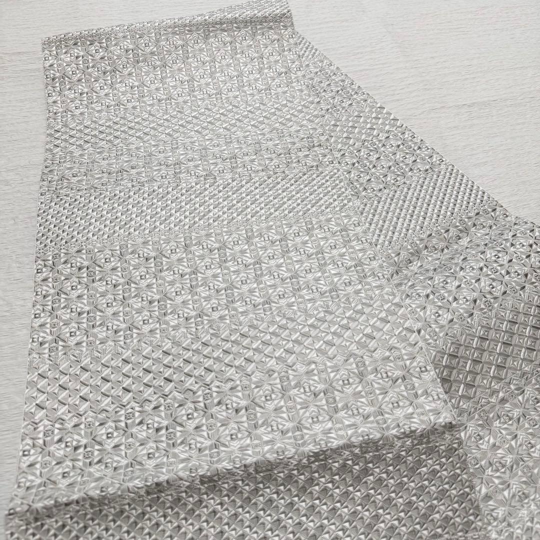 専用m-98 本場筑前博多織 大倉織物 誠之輔 琥珀織 正絹 名古屋帯