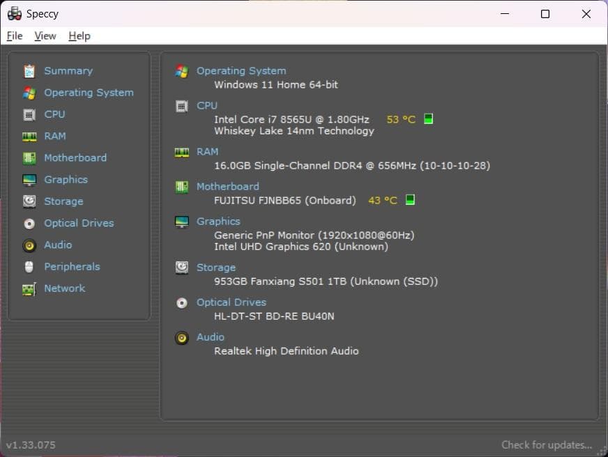 富士通✨Corei7✨M.2 SSD1000GB✨16GB✨Office2024