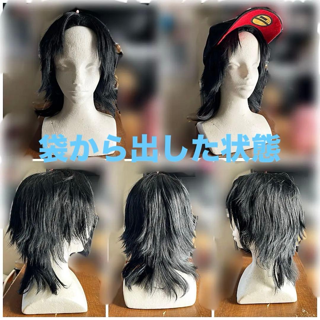 【美品 完品】ヒプマイ 山田二郎 通常コスプレ衣装+ウィッグ+マイク