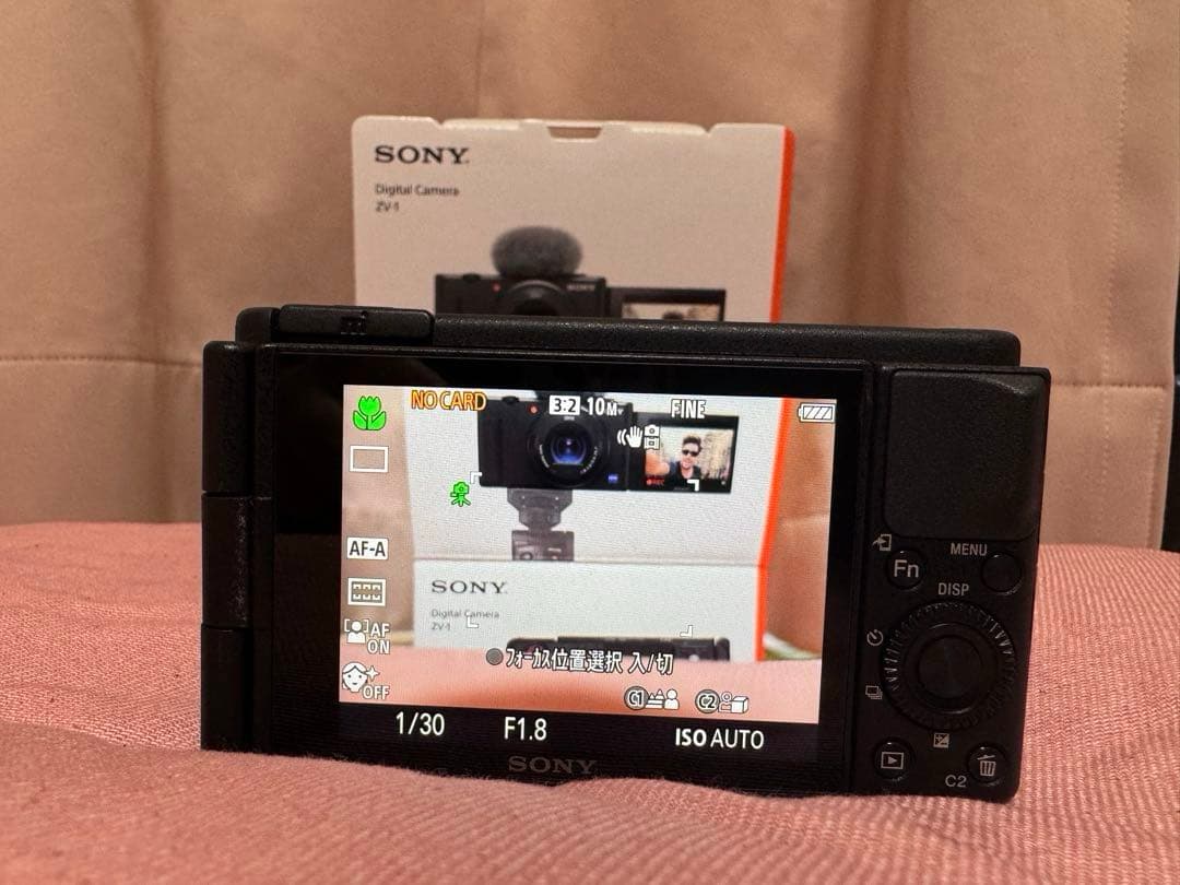 SONY ZV-1／Vlogカメラ【ジャンク】 通電OK シャッター不具合