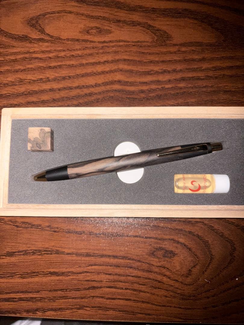 野原工芸　黒柿　新型　シャーペン