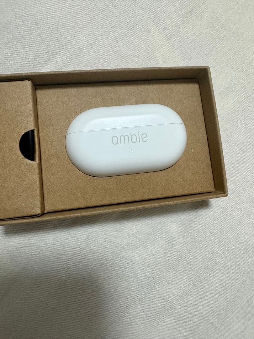 値下げ‼️美品ambie ワイヤレスイヤホン 本体
