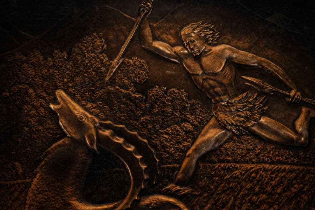 ソ連80年代 銅レリーフ 手工叩き出し 28×28cm 額装 飾画