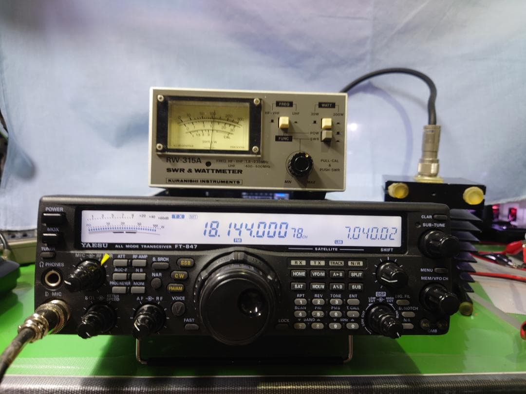 m*y様 YAESU FT-847 コリンズメカフィル付き 美品