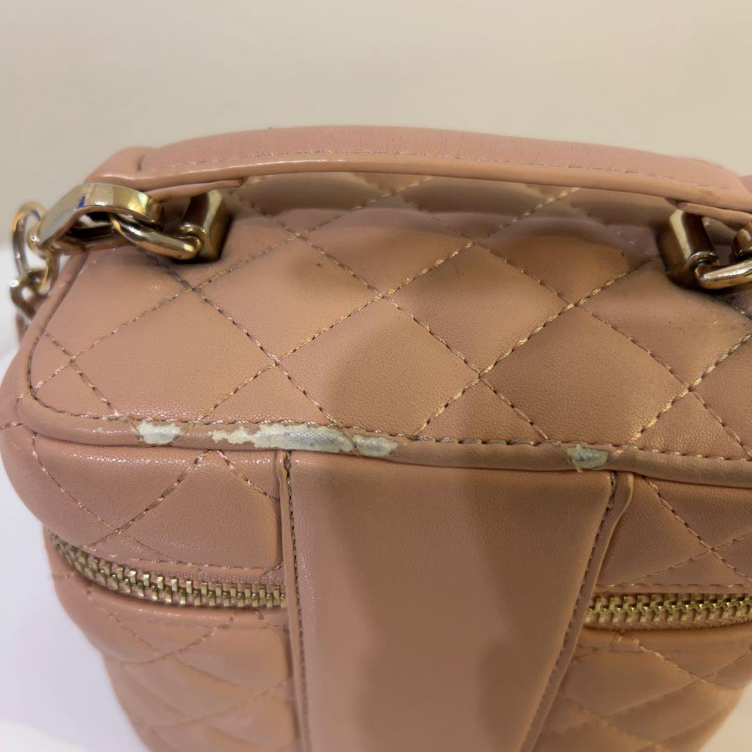 Darich ゴールドパーツキルティングスクエアミニバッグ