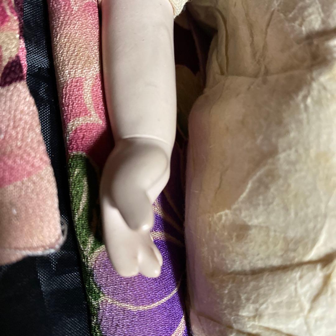 小さ目　市松人形　竹内益次郎　作　男の子　大正時代　３０ｃｍ位