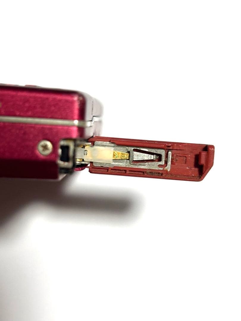 2点セットSONY MDウォークマン MZ-NE810 動作品 本体のみ 赤