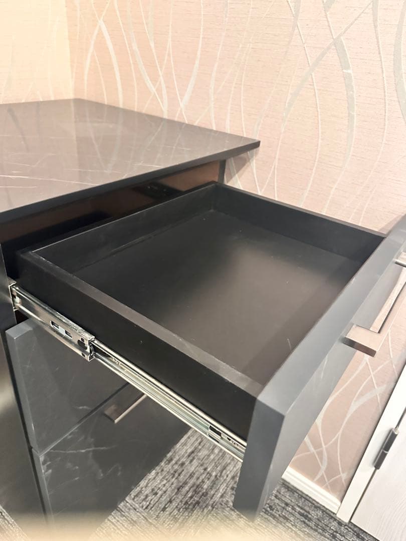 セミオーダー　大理石　メラミンデスク