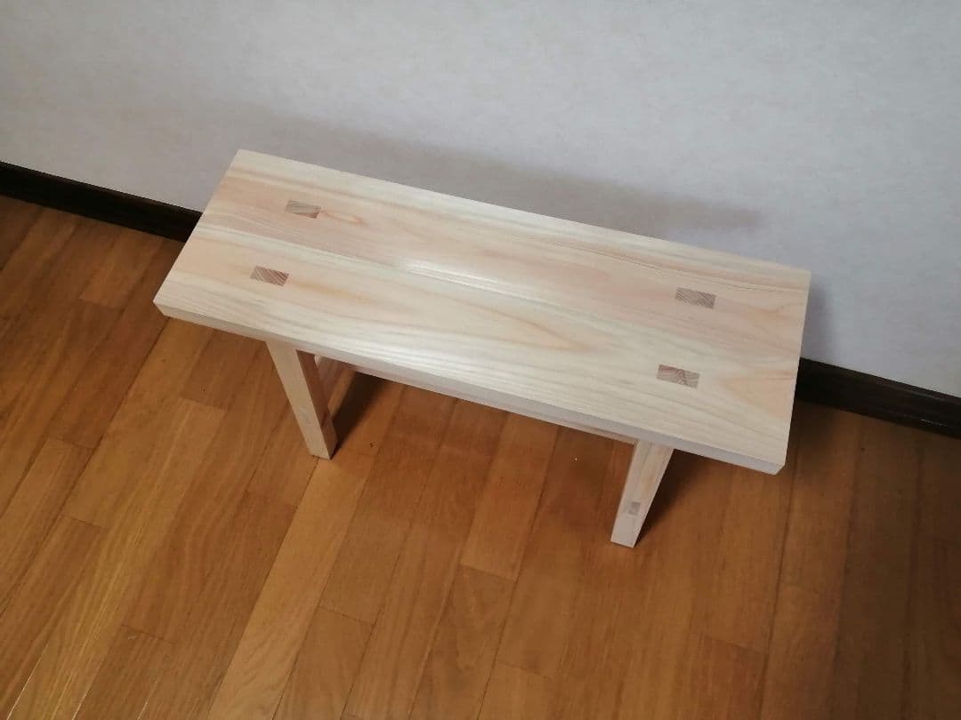 木製フラワースタンド　花台　幅60cm×高さ35cm　スツール　ベンチ　水槽台