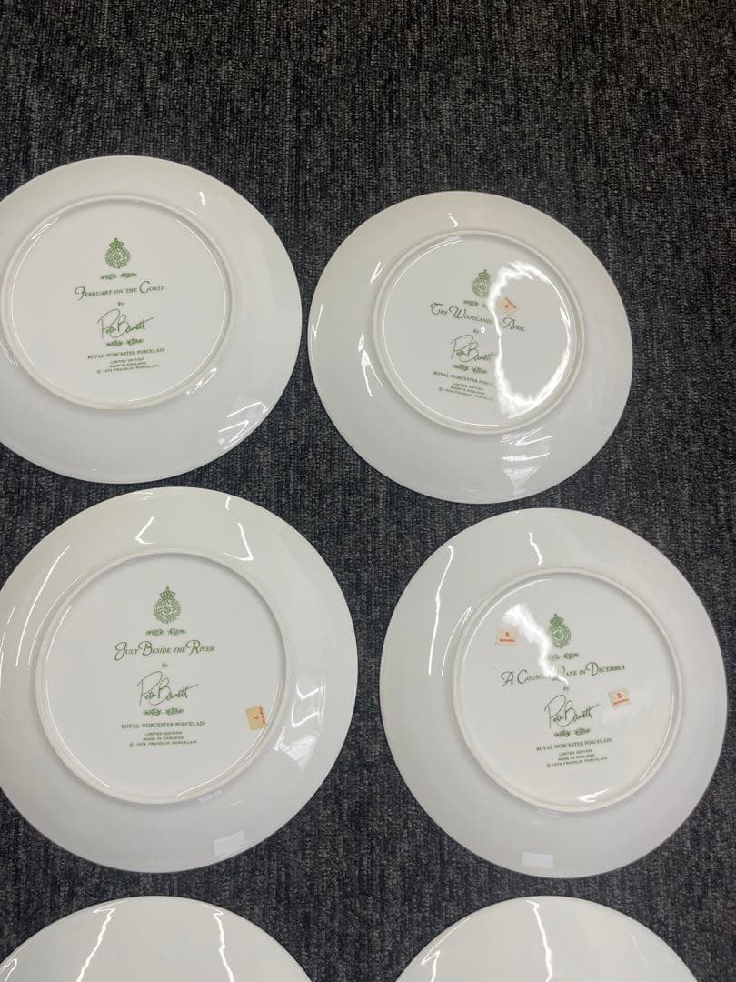 ロイヤルウースター  WORCESTER 12枚セット　飾り皿