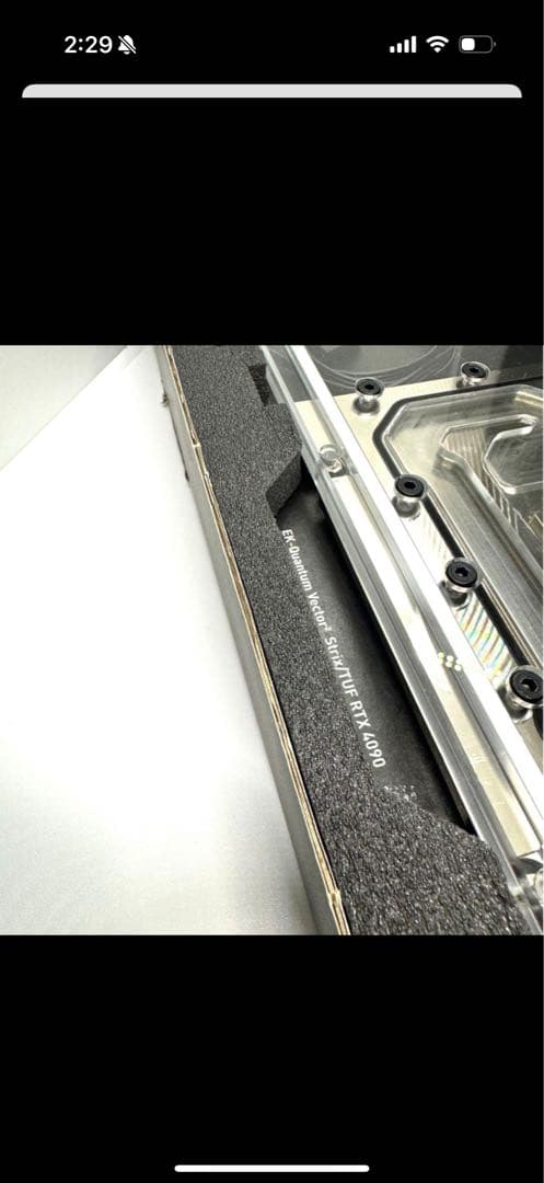 両面水冷 RTX 4090 GPUブロックEKWB ASUS Strix/TUF