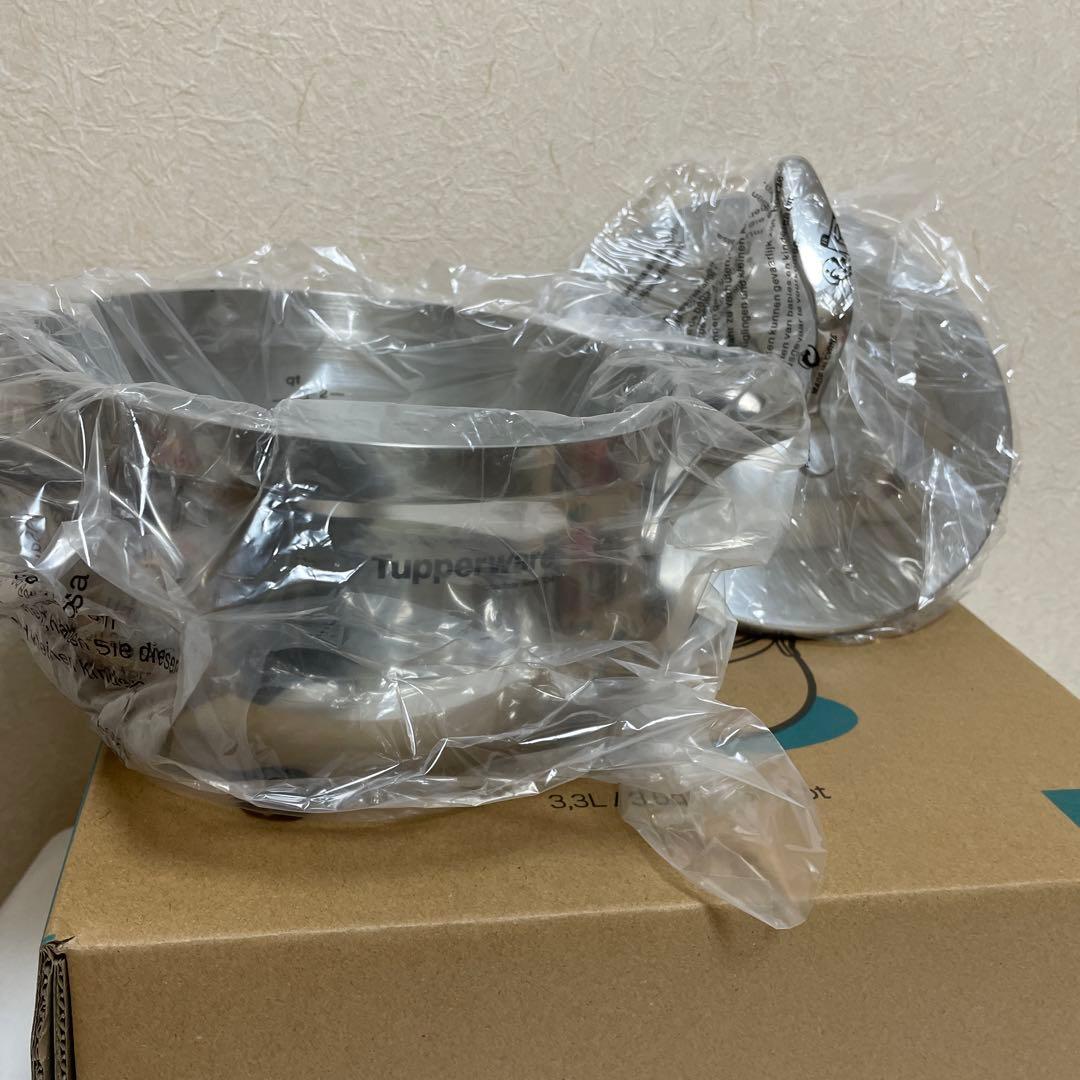 【新品】タッパーウェア　マストロクック　20cm深鍋