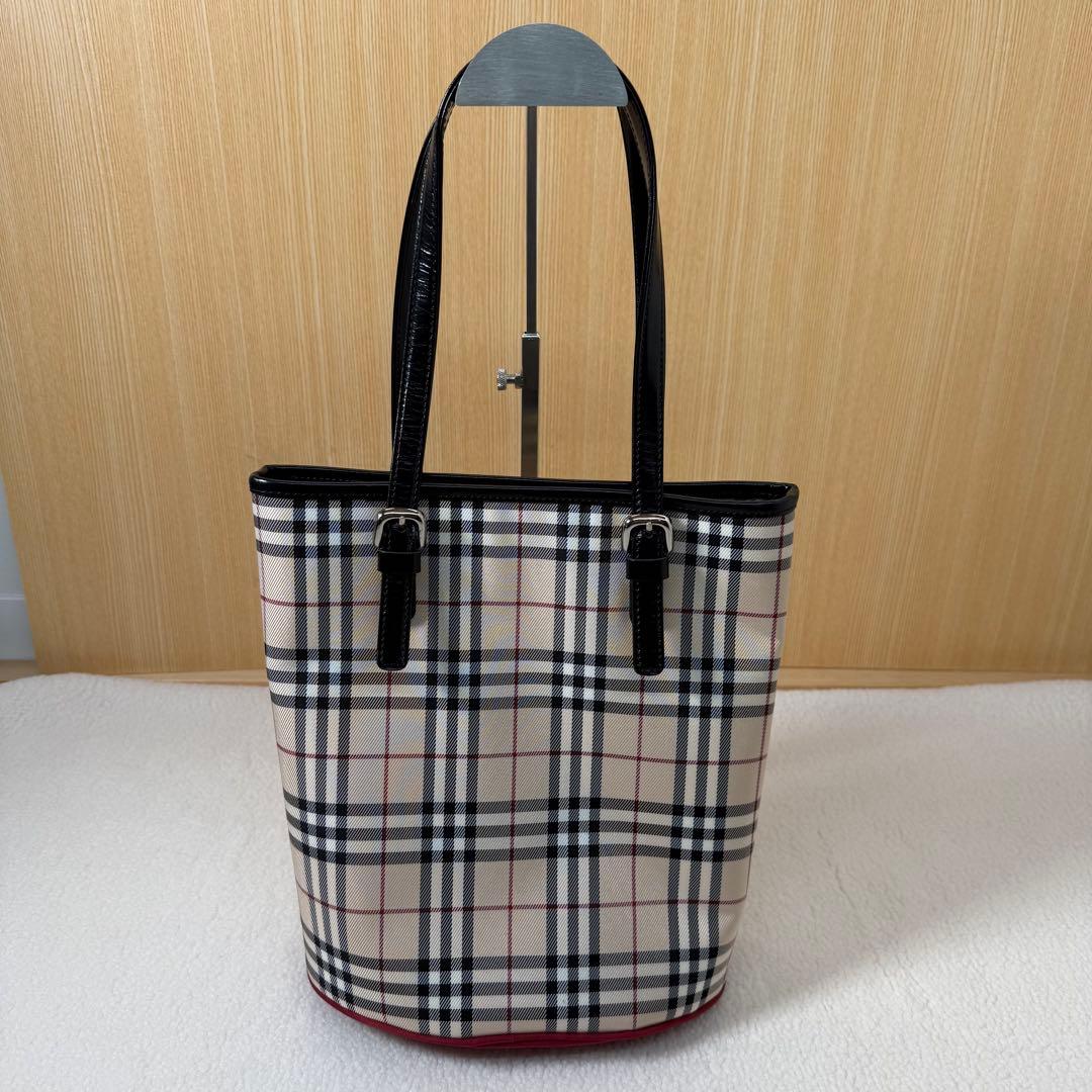 Burberry Blue Label ショルダーバッグ バケツ型 バーバリー