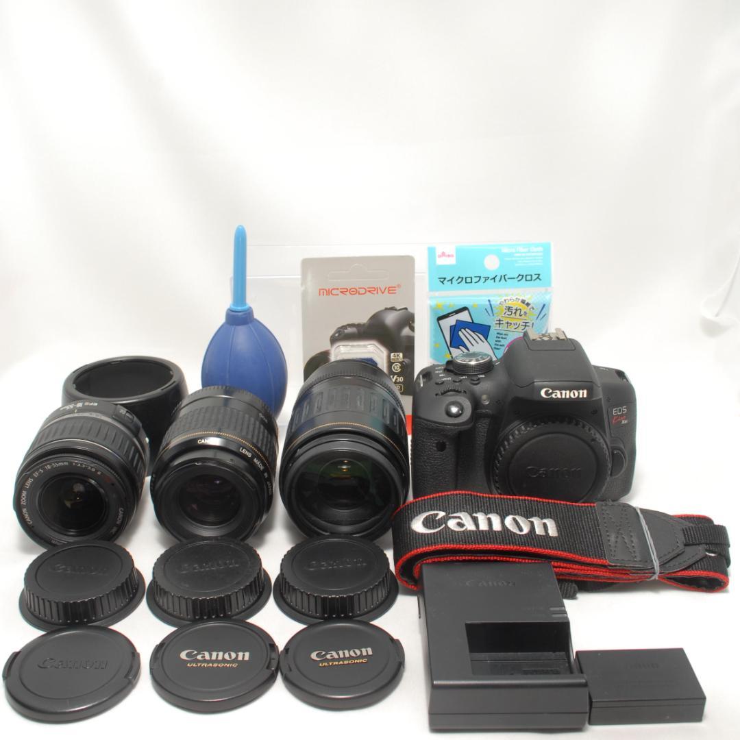 ☘️3本のレンズ付き✨動作良品✨Wi-Fi内蔵☘️ Canon Kiss X8i