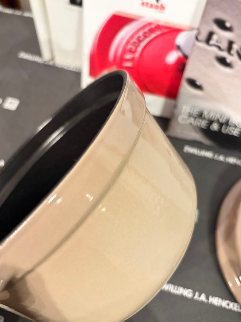 【新品】staubココットラウンド14cm リネン