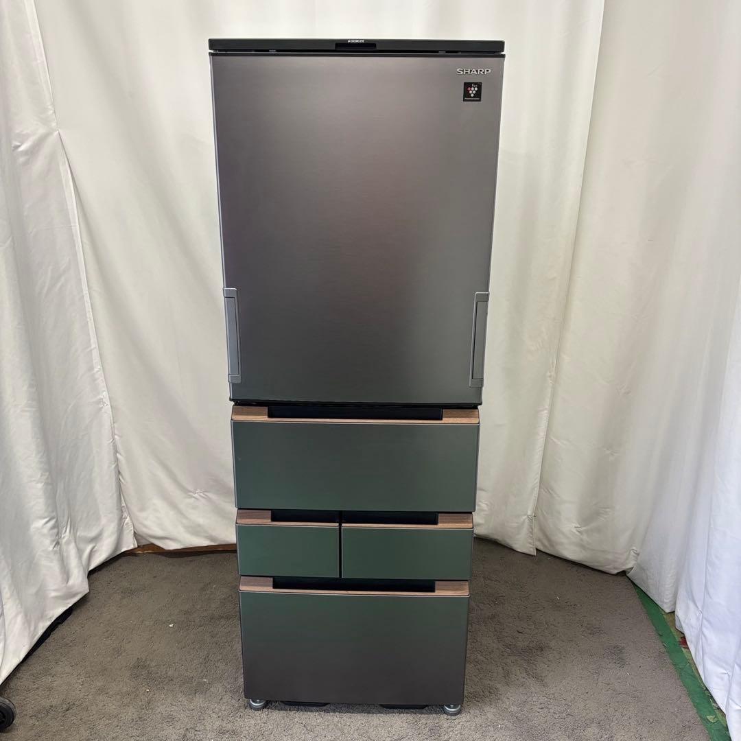 ★976　冷蔵庫　シャープ　大型　400-500ℓ　両開き　安い　綺麗　設置無料