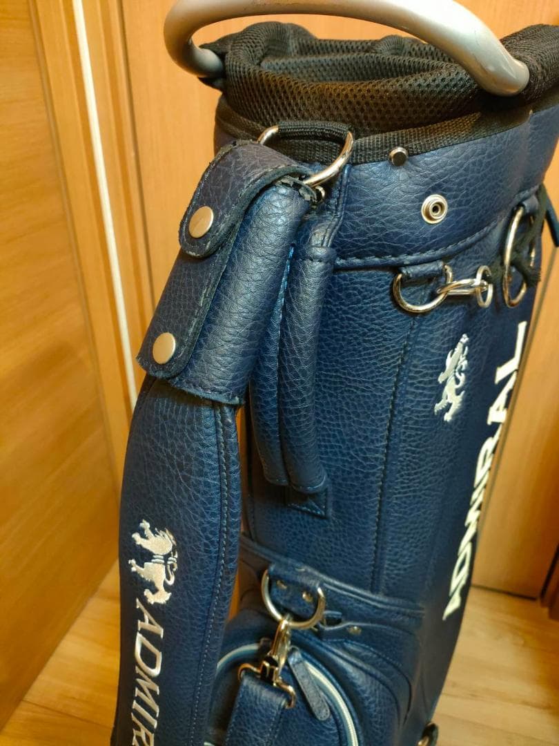 【Admiralセット美品】キャディバッグ・ヘッドカバー・ポーチ・マーカー