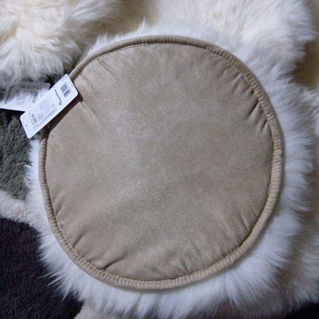 こうちゃん　6枚セット　ムートンクッション　円形　裏地付き