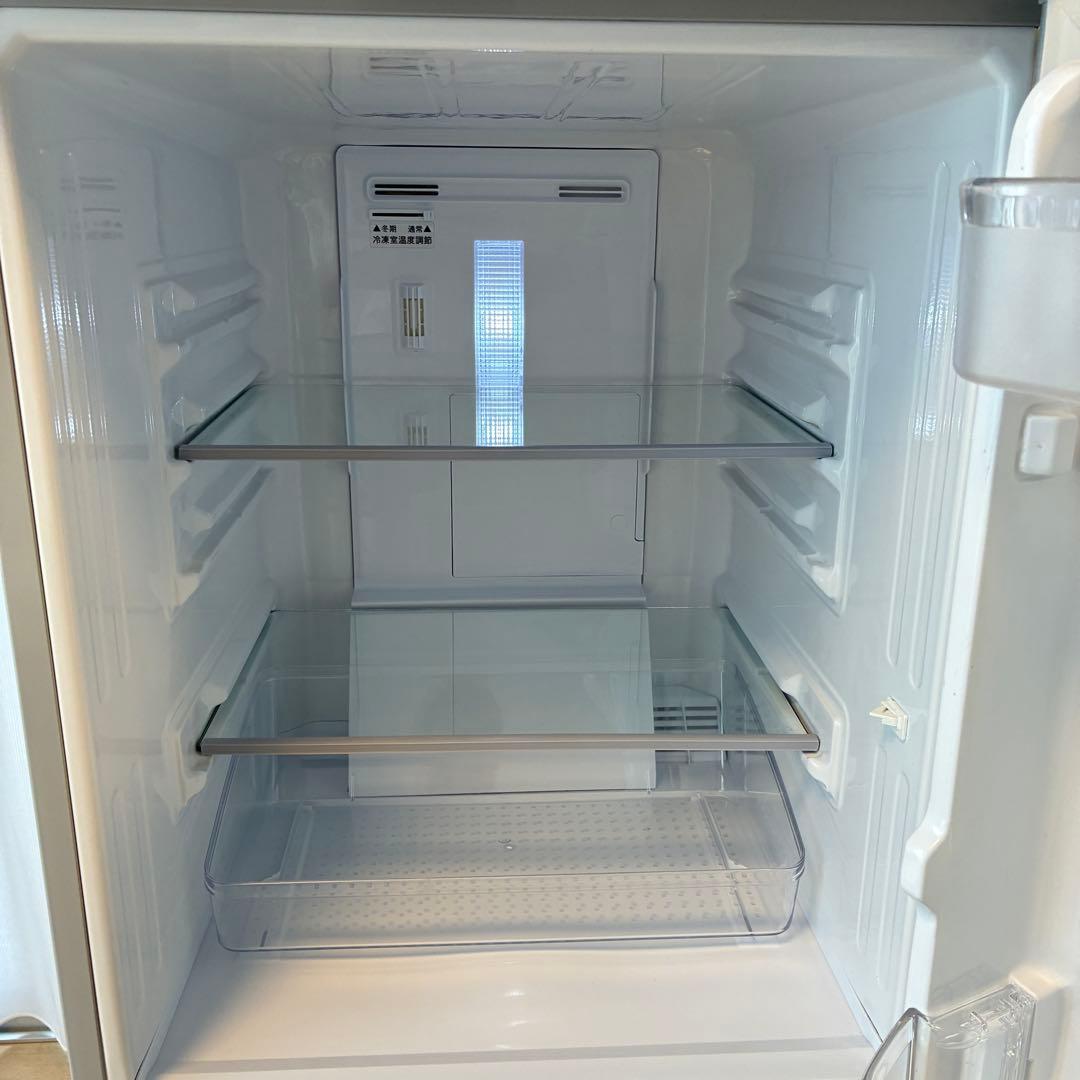 ★送料込 SHARP 冷蔵庫 137L シルバー SJ-D14D-S