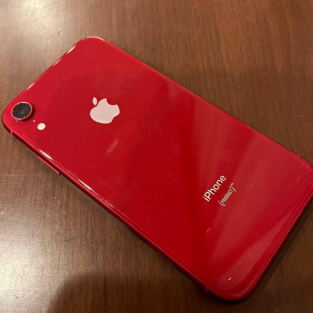 iPhoneXR レッド 128GB 本体SIMフリー　箱付