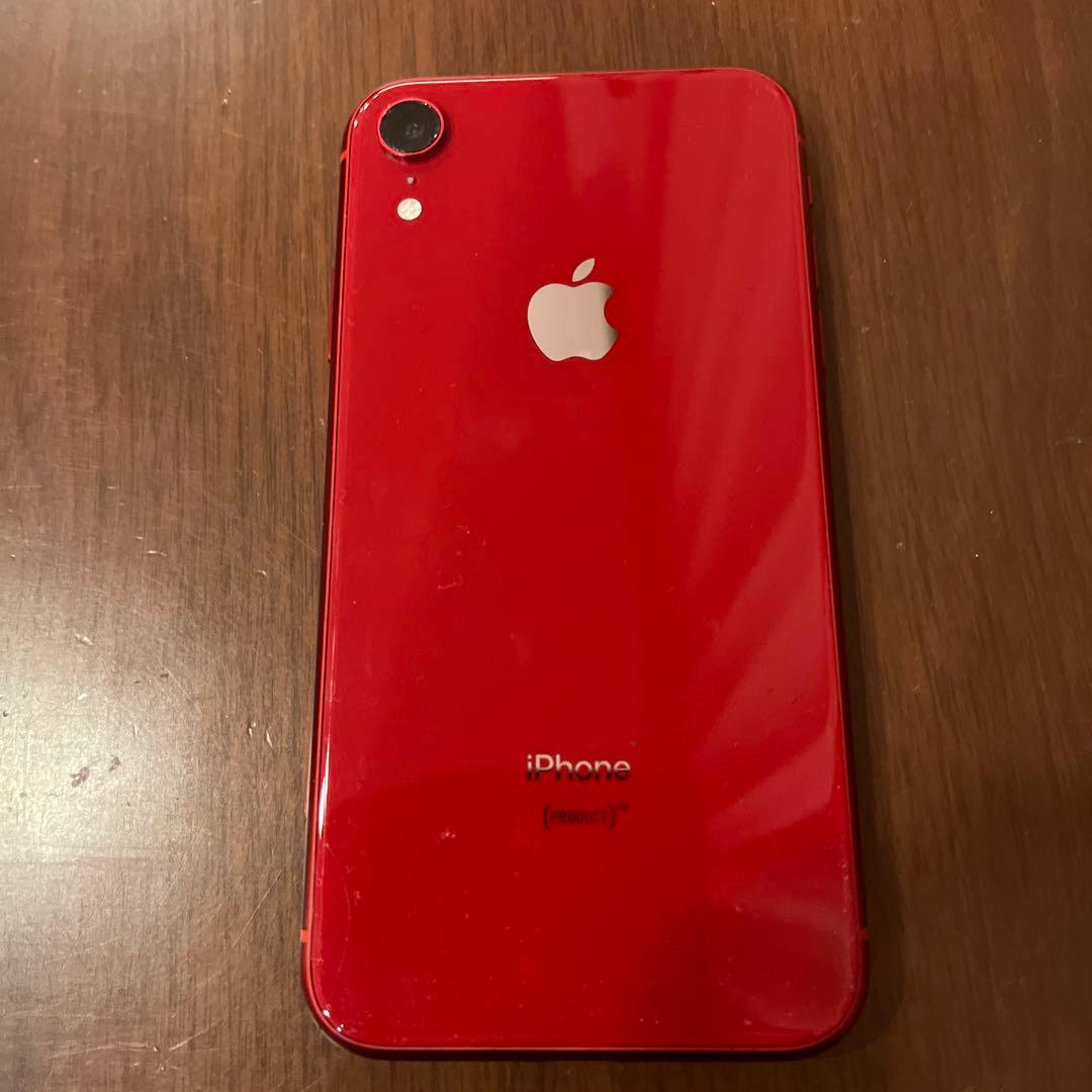 iPhoneXR レッド 128GB 本体SIMフリー　箱付