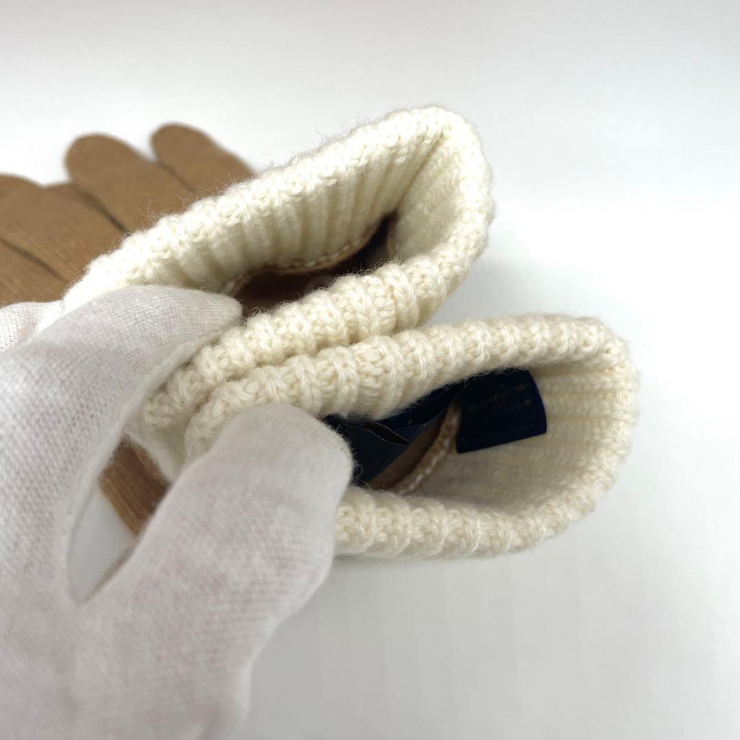 未使用に近い【ルイヴィトン】グローブ LVヘッドライン ウール100％ 8248