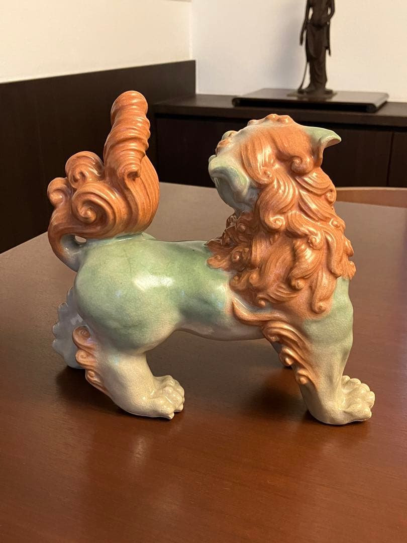 獅子　置物