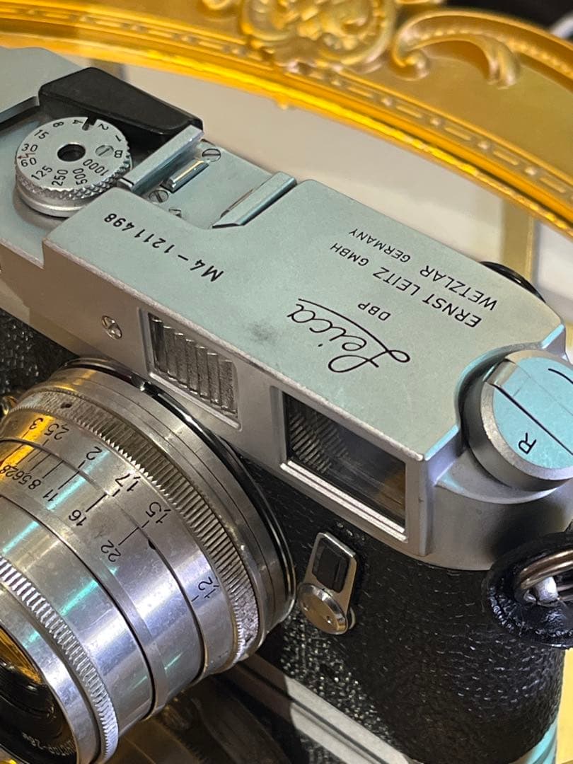 Leica M4 シルバー 121万番台 5cmレンズ Lマウントアダプター付