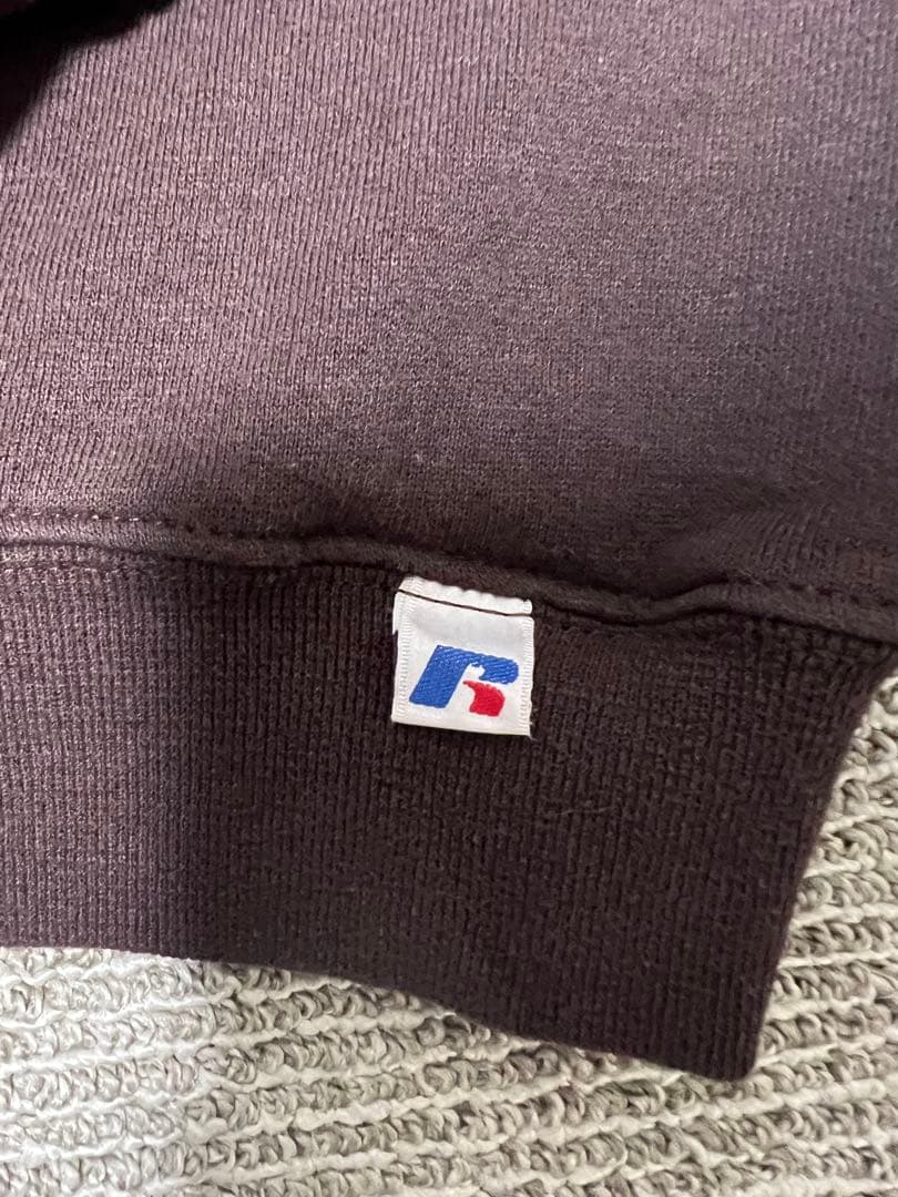 な*い様 【希少・珍色】90s ラッセルアスレティック スウェット ブラウン 前