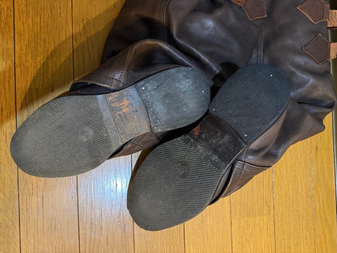 ZUCCa　ズッカ　ベルトパンツブーツ　S 希少モデル　ナウシカブーツ