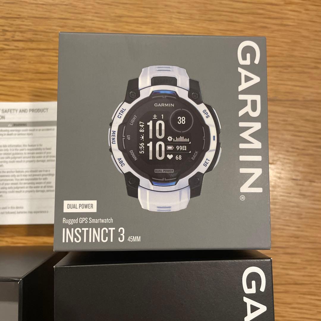 garmin Instinct 3 dual power 45mm 未使用品