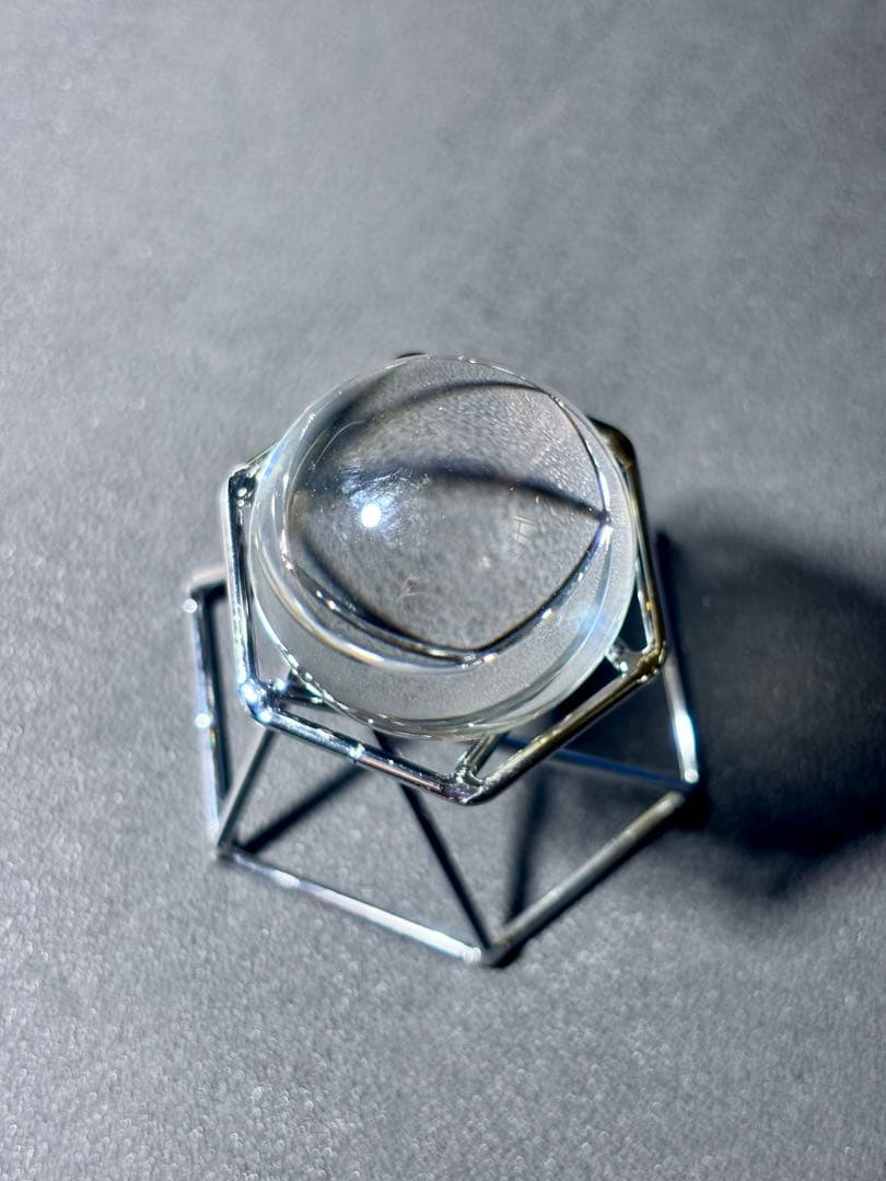 【台座込み】5Aクラス天然水晶玉✨33mm✨完全無垢